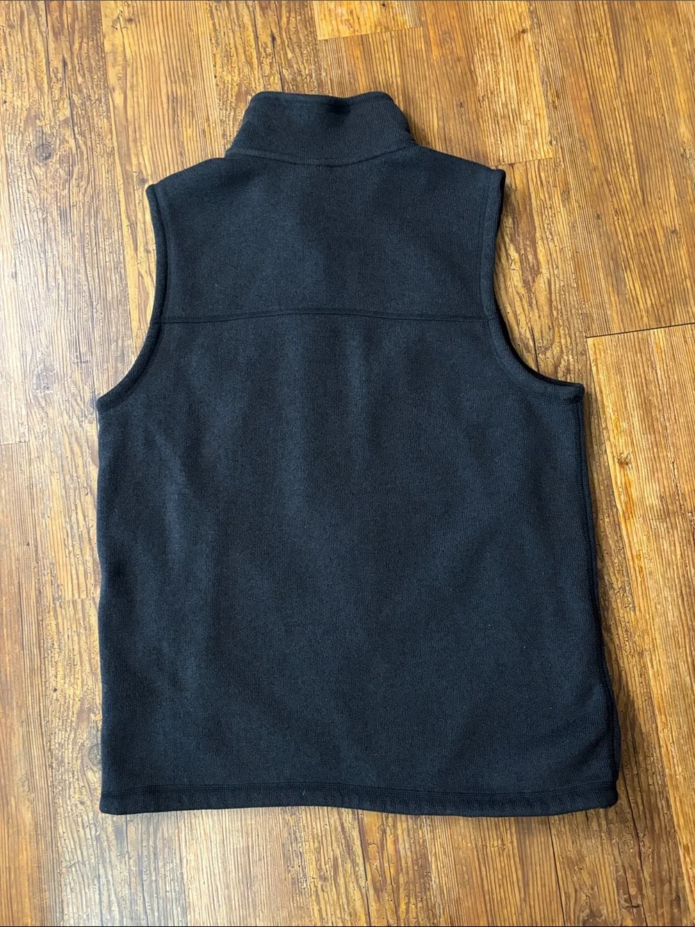 The North Face Black Fleece Zip-Up Vest